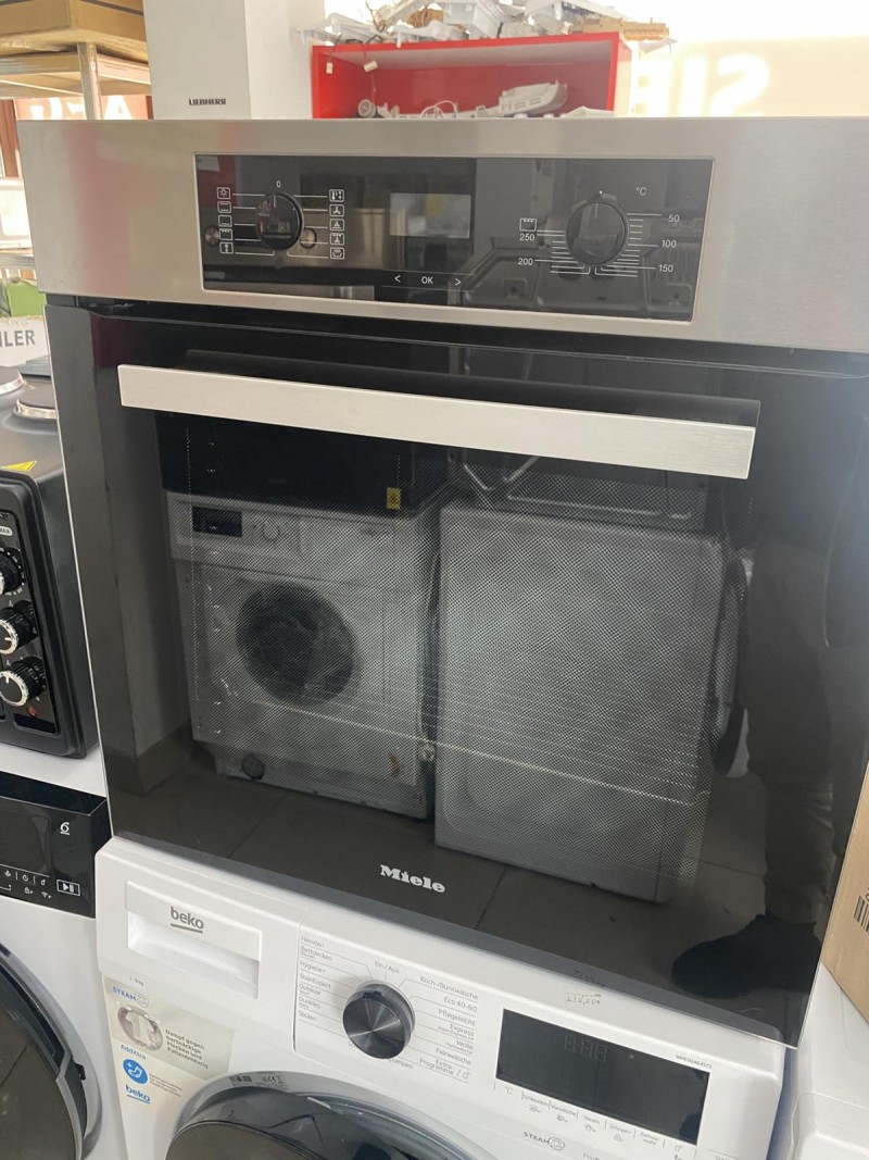 ФУРНА С КОТЛОНИ MIELE H 2265 B ACTIVE CLEAN STEEL втора употреба с 24 месеца гаранция .